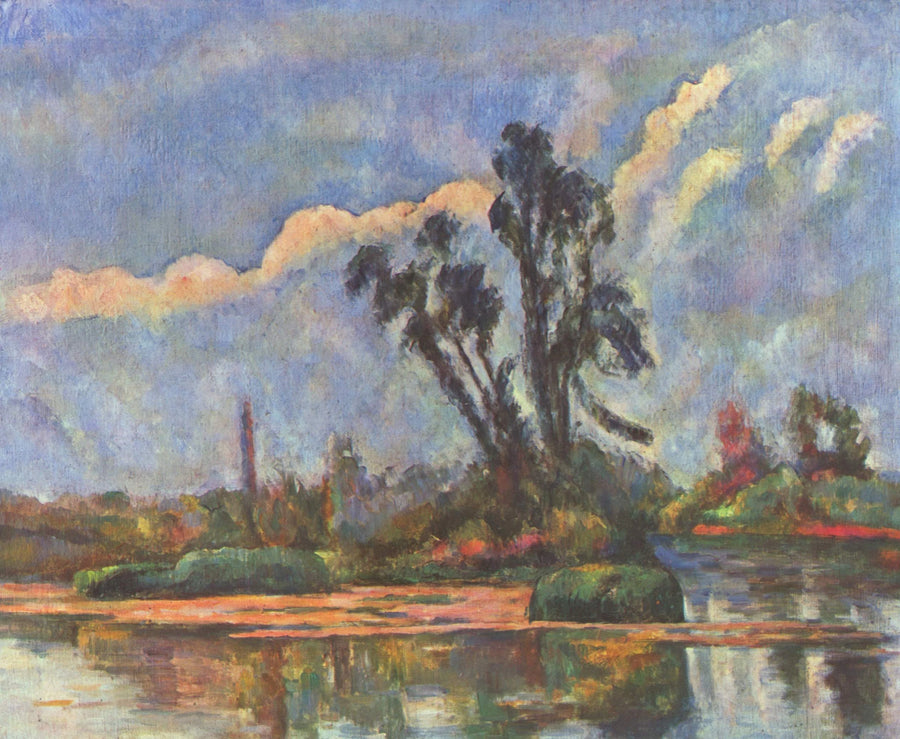 Bordi dell'Oise - Paul Cézanne