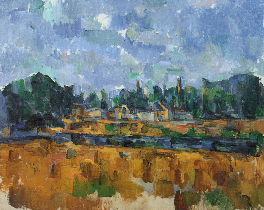 Rive di un fiume - Paul Cézanne