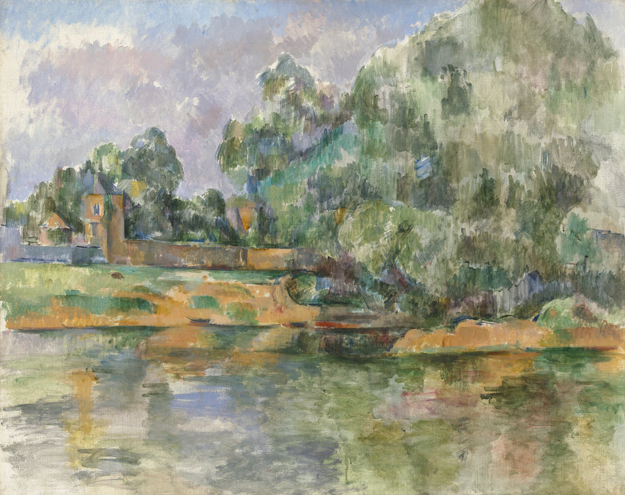 Paesaggio sul bordo dell'acqua - Paul Cézanne