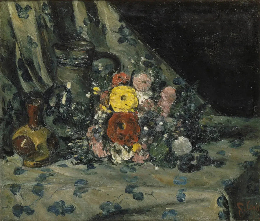 Bouquet di dalia gialla - Paul Cézanne