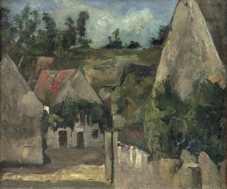 Incrocio della rue Rémy a Auvers-sur-Oise - Paul Cézanne