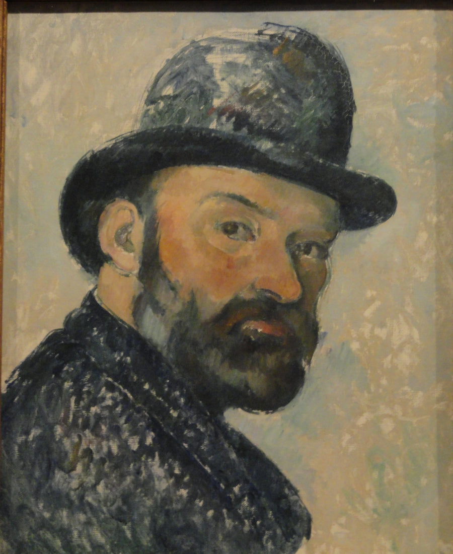 Cezanne con il cappello a bombetta - Paul Cézanne
