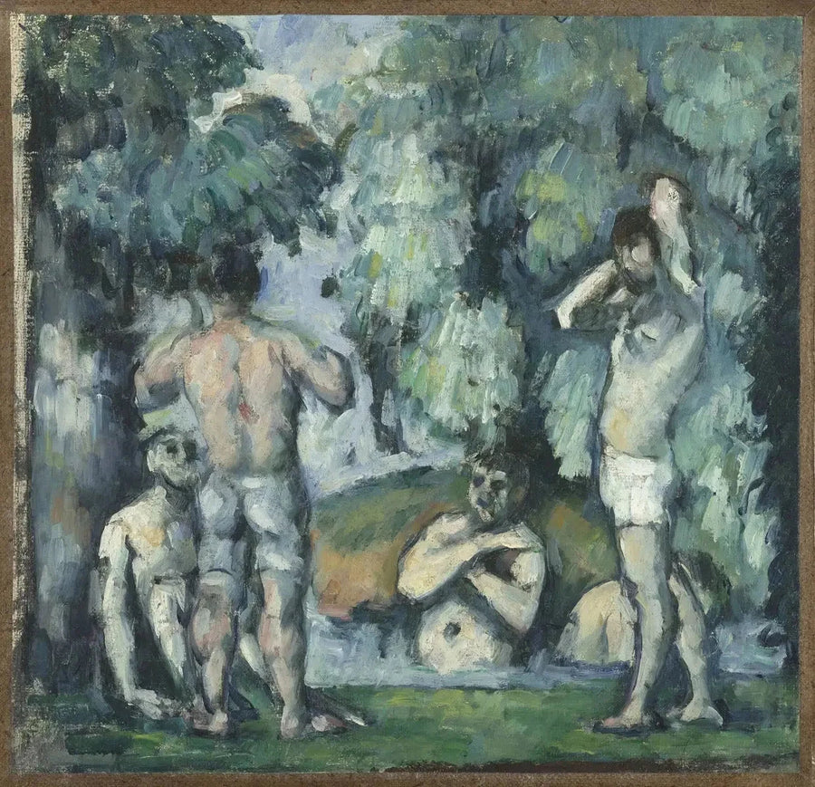 Cinque bagnanti - Paul Cézanne