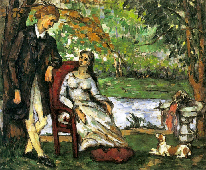 La conversazione, 1872 -1873 - Paul Cézanne
