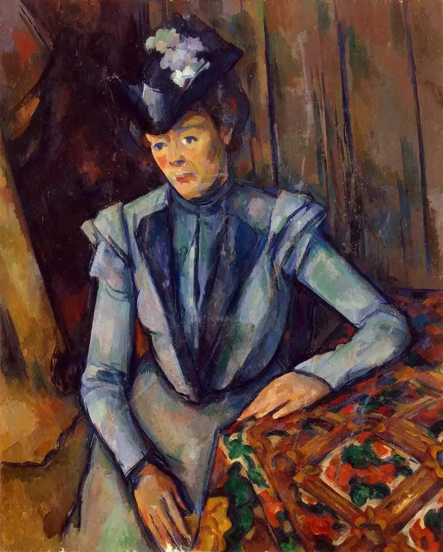La Signora in blu - Paul Cézanne