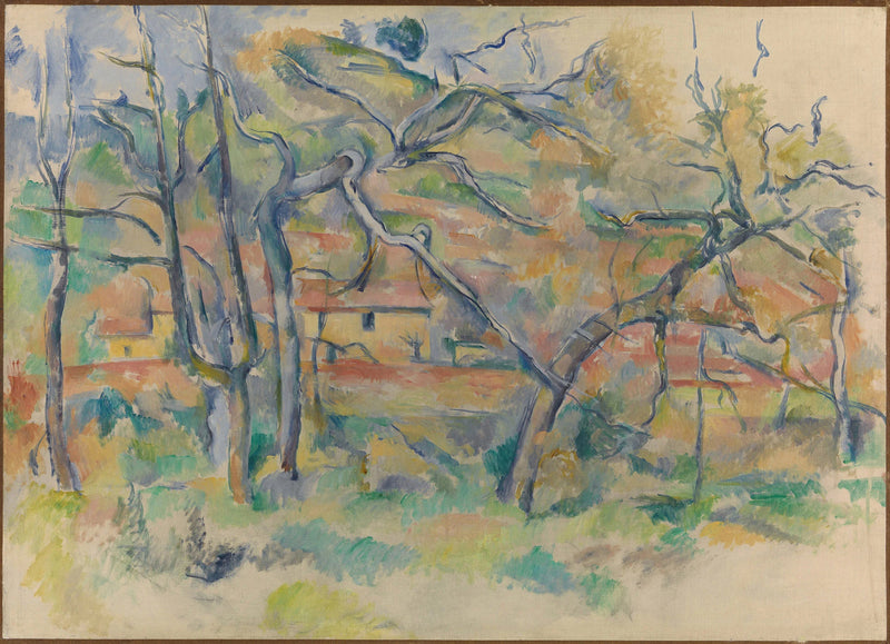 La Bastide La Durane nella pianura di Valcros I - Paul Cézanne