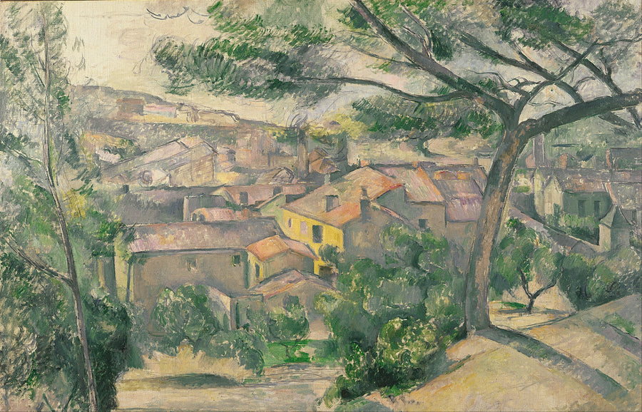 L'Estaque al mattino, visto contro luce - Paul Cézanne
