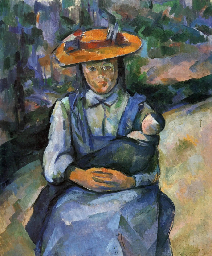 Bambina con la bambola - Paul Cézanne