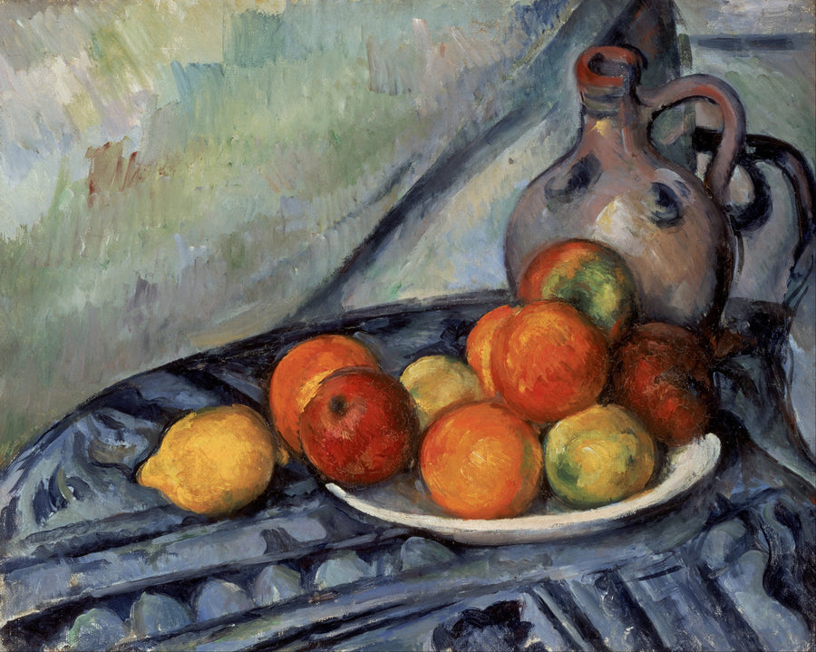 Frutta e brocca - Paul Cézanne