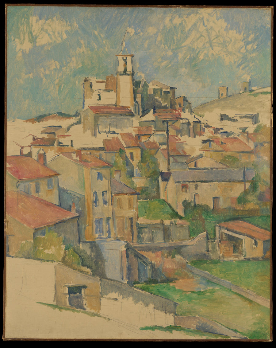 Gardanne (vista verticale) - Paul Cézanne