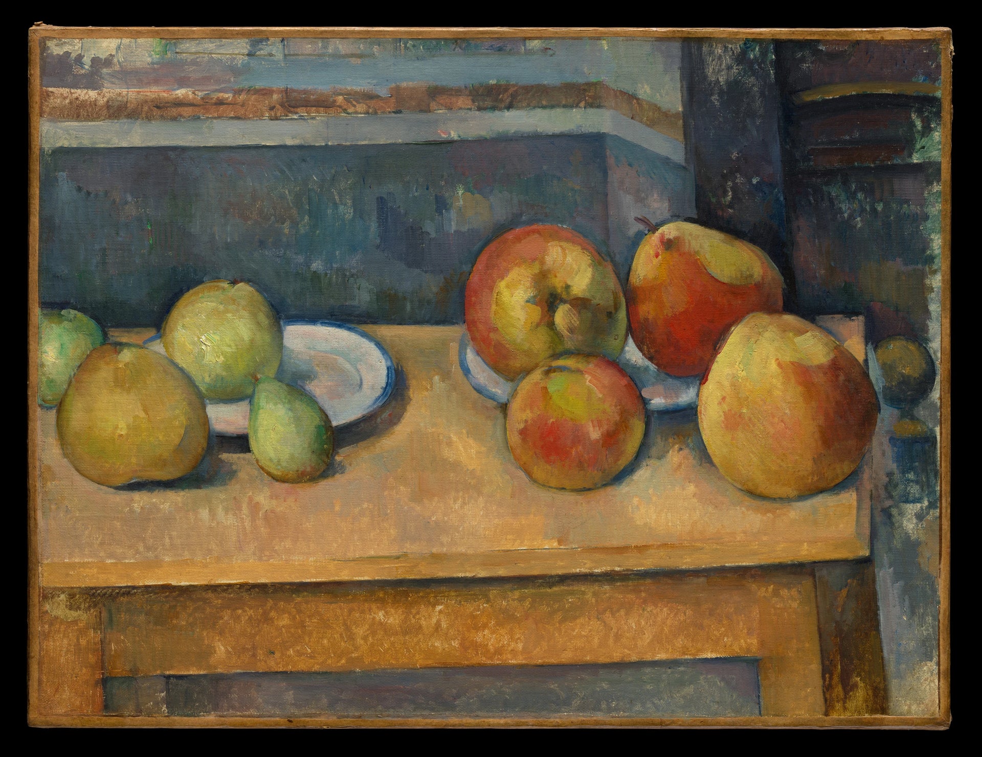 Grosses pommes vers 1891–1892 de Paul Cézanne, Metropolitan Museum of Art – reproduction peinture à l’huile sur toile