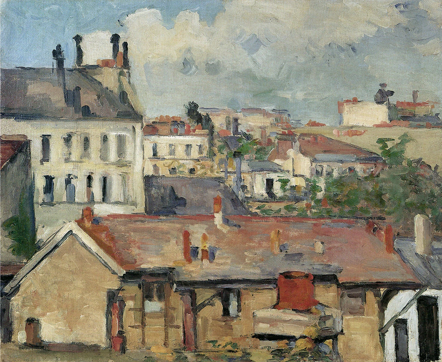 Gruppo di case – I Tetti - Paul Cézanne