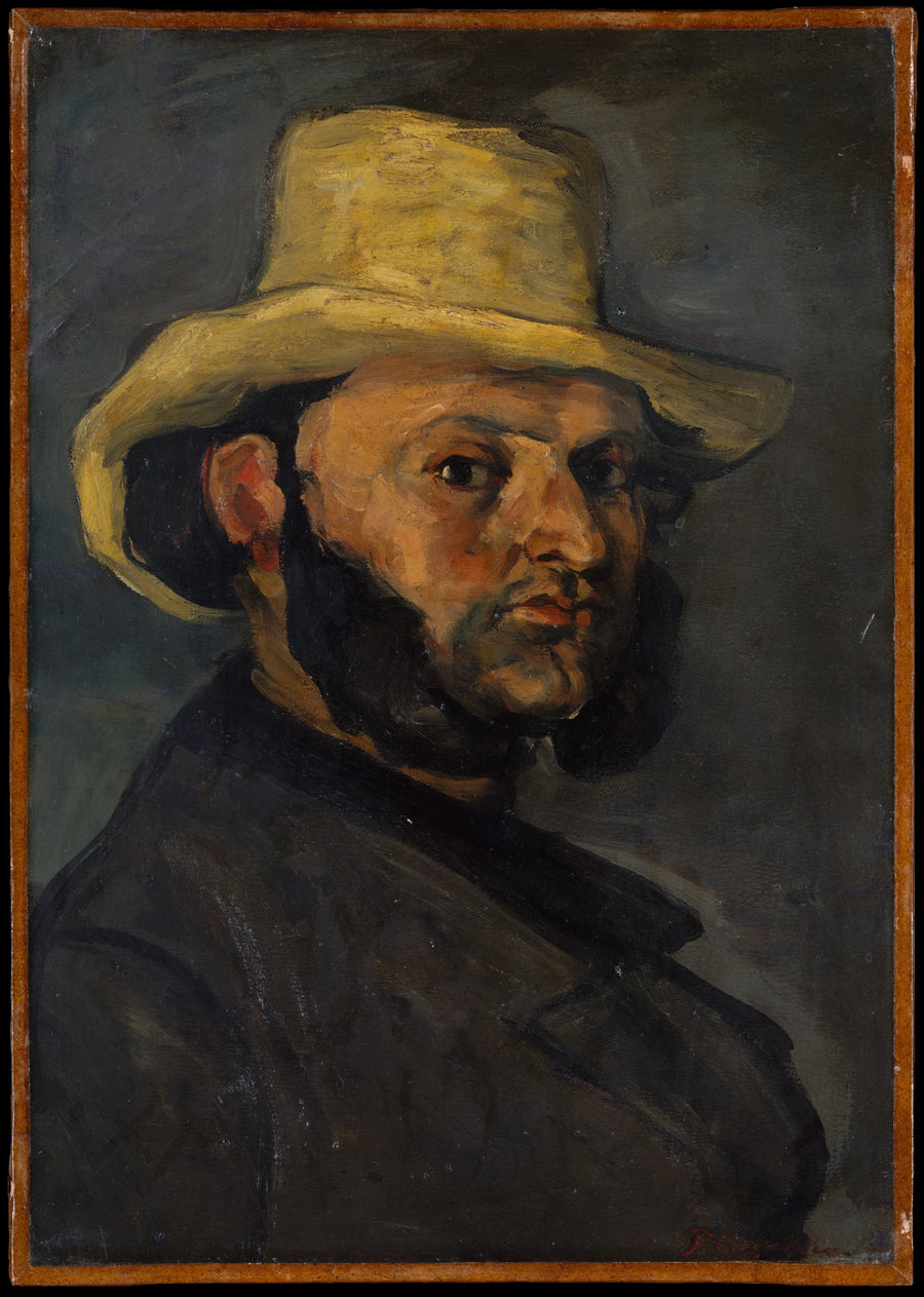 L'Uomo con il cappello di paglia - Paul Cézanne