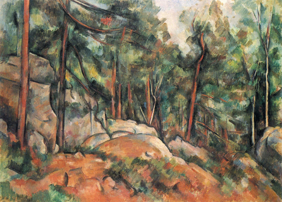 Interno di Foresta - Paul Cézanne