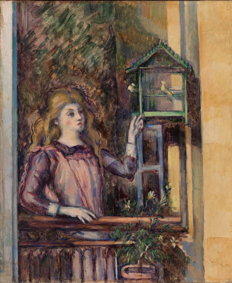 Ragazza giovane alla voliera - Paul Cézanne
