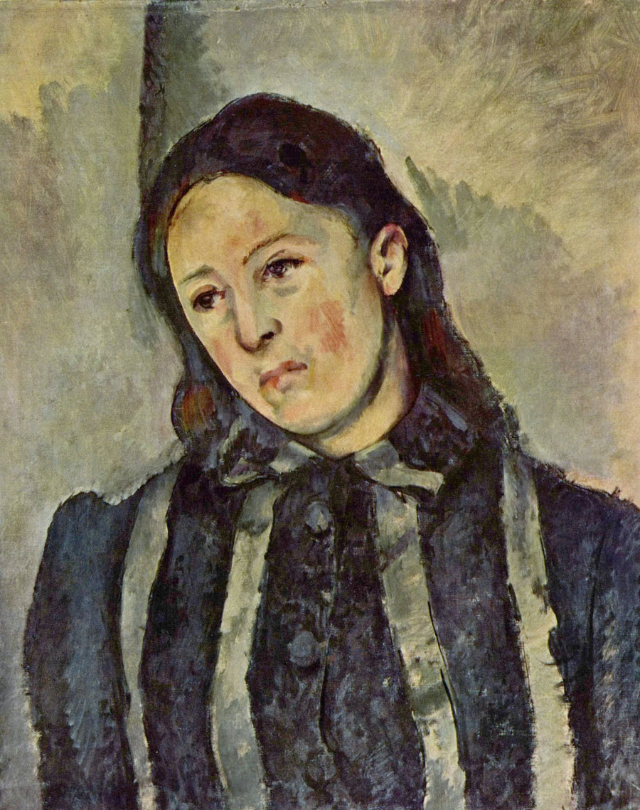 Signora Cézanne con i capelli sciolti - Paul Cézanne