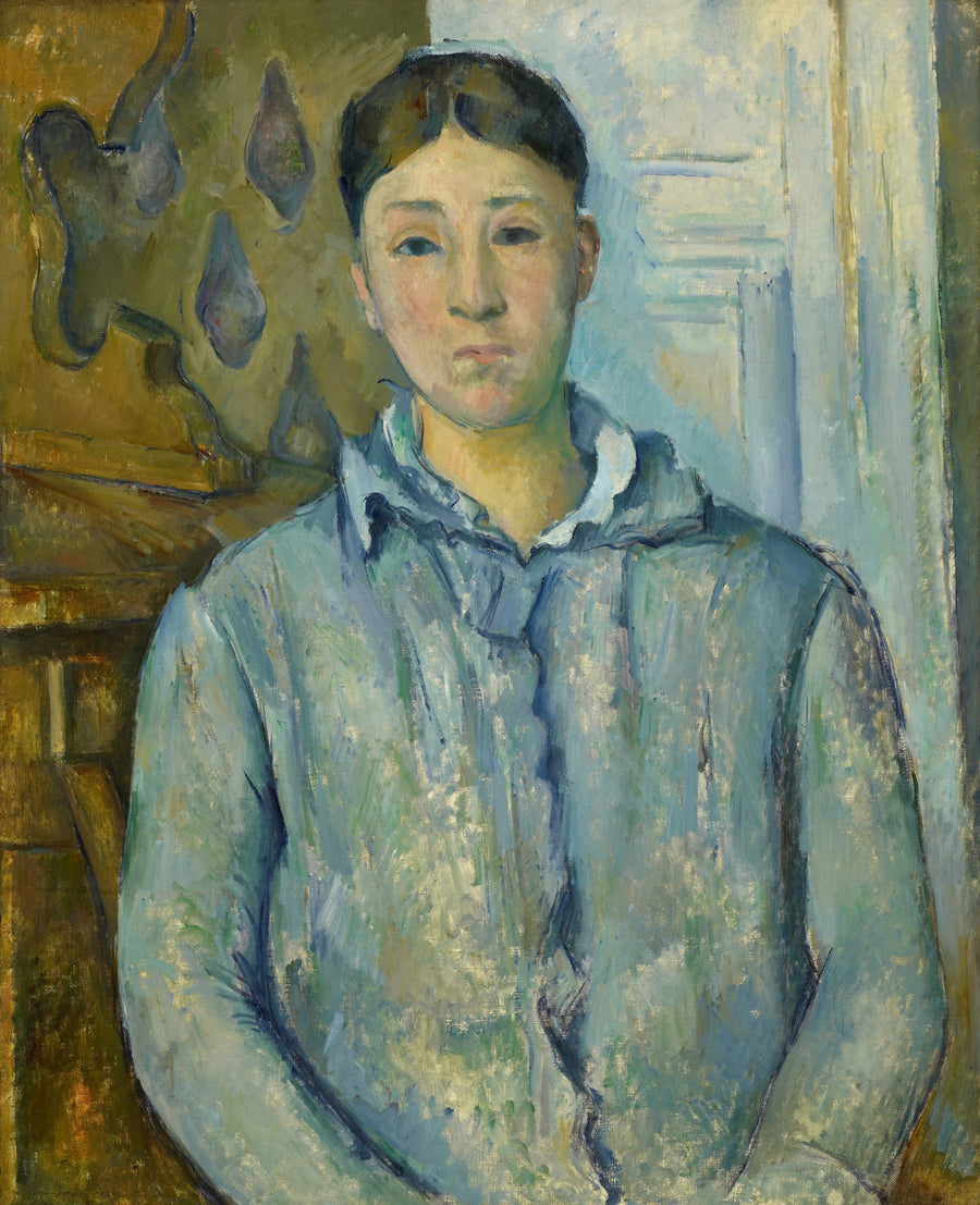 Madame Cézanne in blu - Paul Cézanne