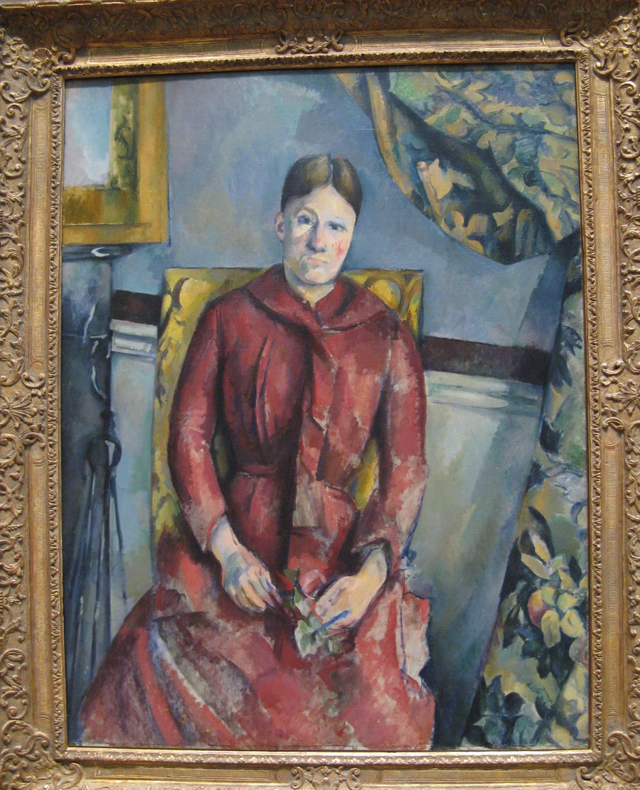 Madame Cézanne in abito rosso - Paul Cézanne
