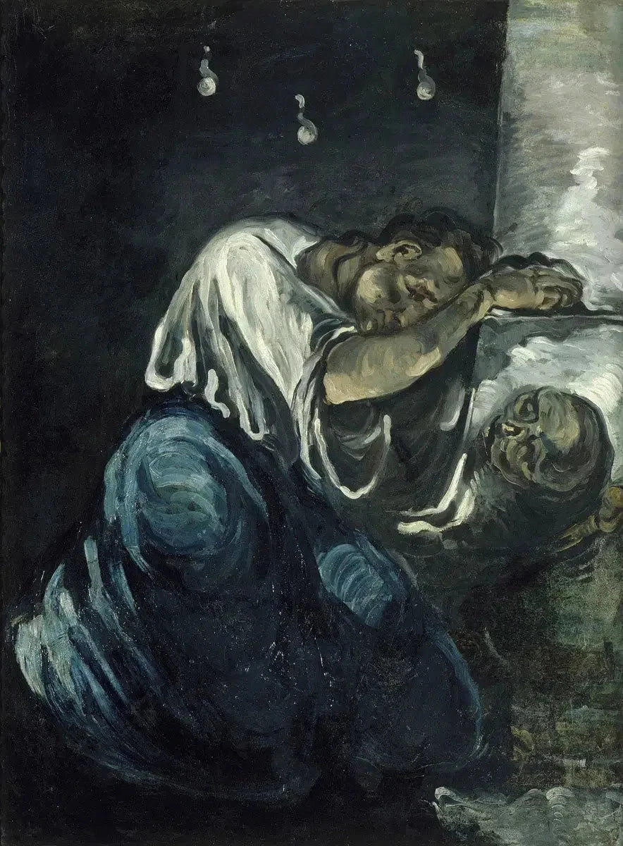 La Madeleine ou La Douleur vers 1869 de Paul Cézanne, musée d’Orsay – reproduction peinture à l’huile sur toile