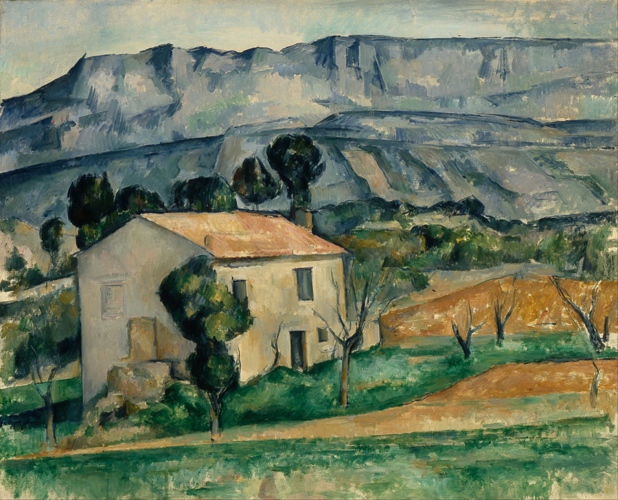 Casa davanti alla Sainte-Victoire vicino a Gardanne - Paul Cézanne