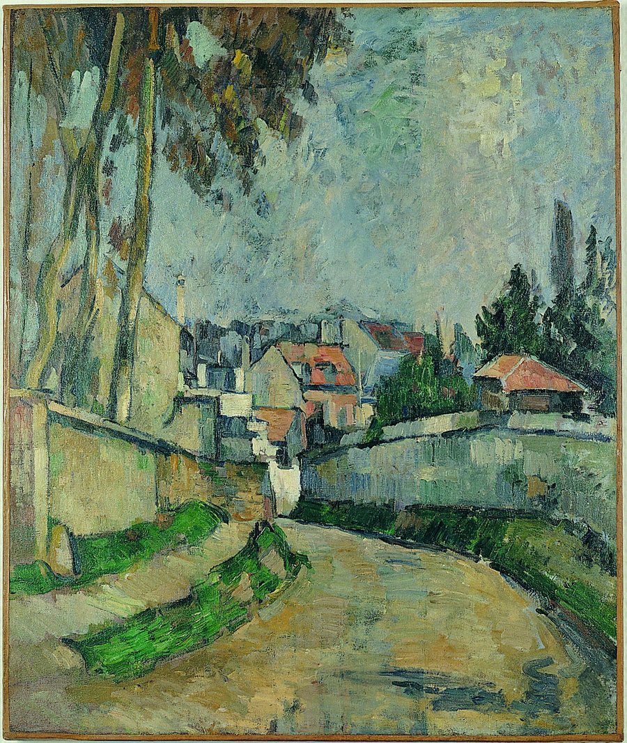 Case al bordo di una strada II - Paul Cézanne