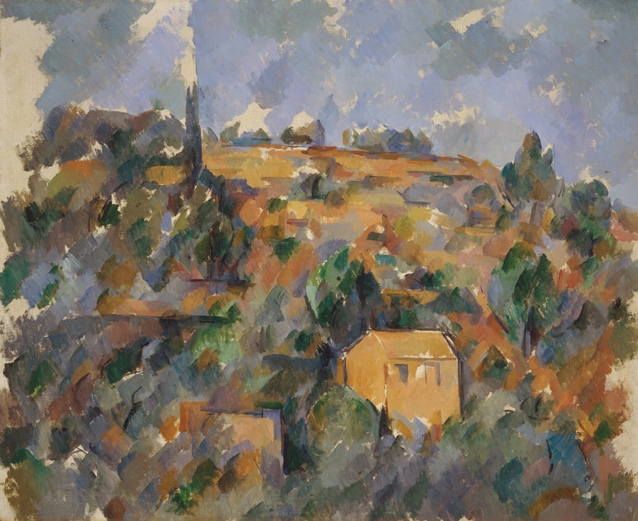 Case sulla collina, Provenza - Paul Cézanne