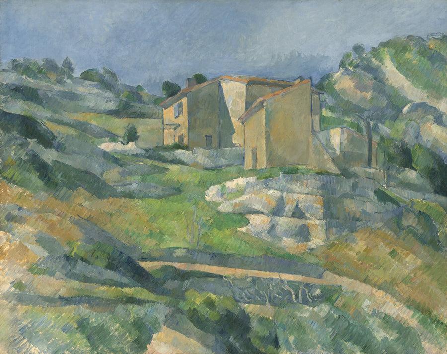Case in Provenza: La valle di Riaux vicino a l'Estaque - Paul Cézanne