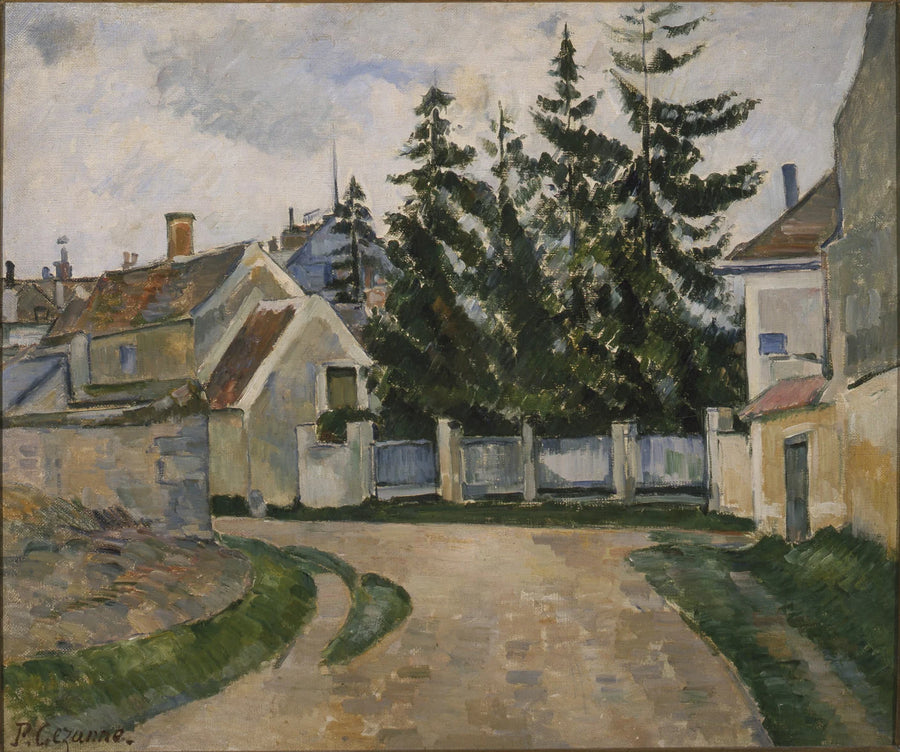 Case e abeti - Paul Cézanne