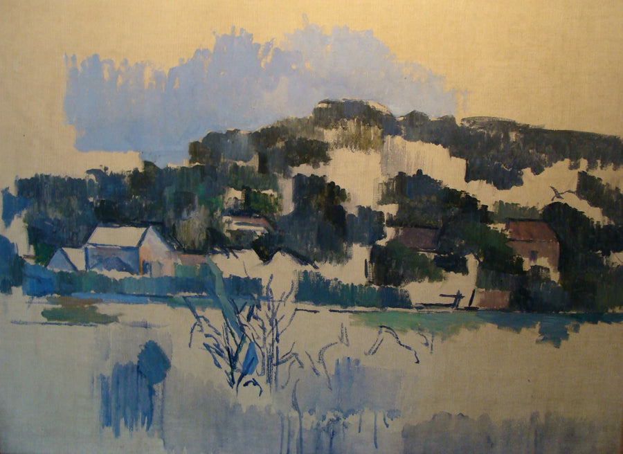 Case sulla collina - Paul Cézanne