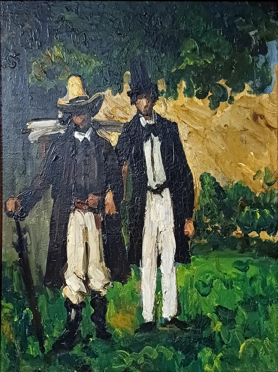 Marion e Valabrègue partono per il motivo - Paul Cézanne