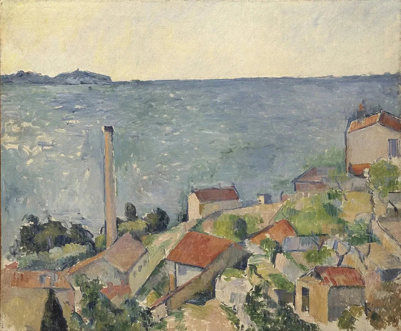 Il Mare a l'Estaque - Paul Cézanne