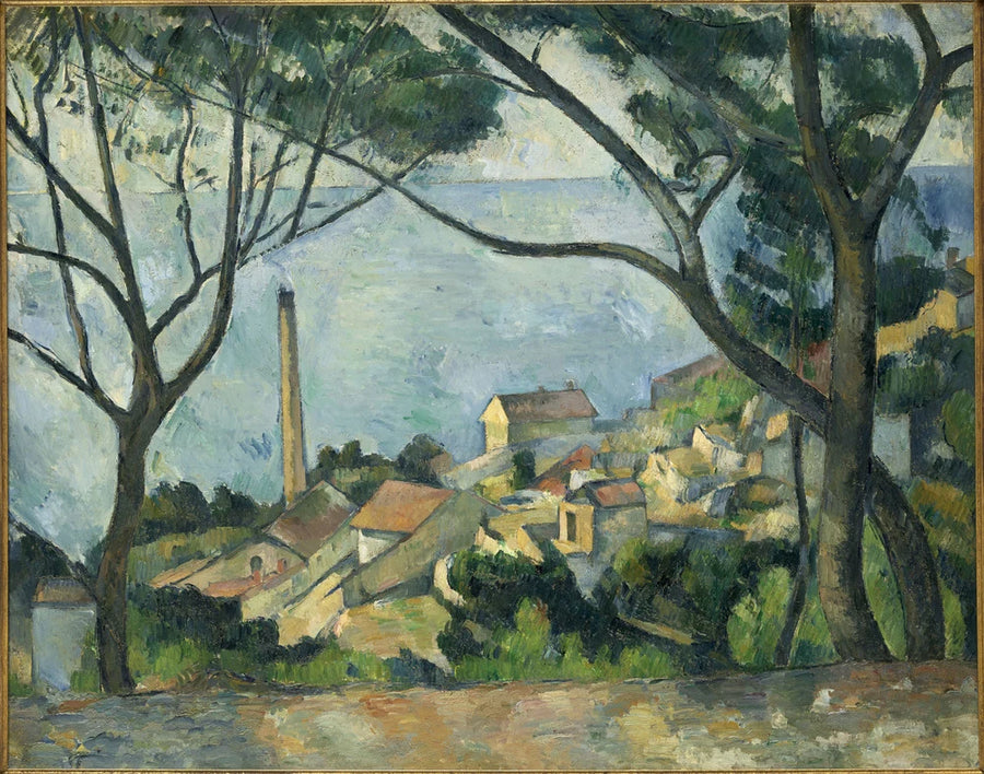 Il mare a l'Estaque - Paul Cézanne