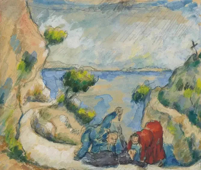 L'omicidio nella gola - Paul Cézanne
