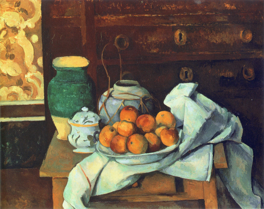Natura morta con cassettiera - Paul Cézanne