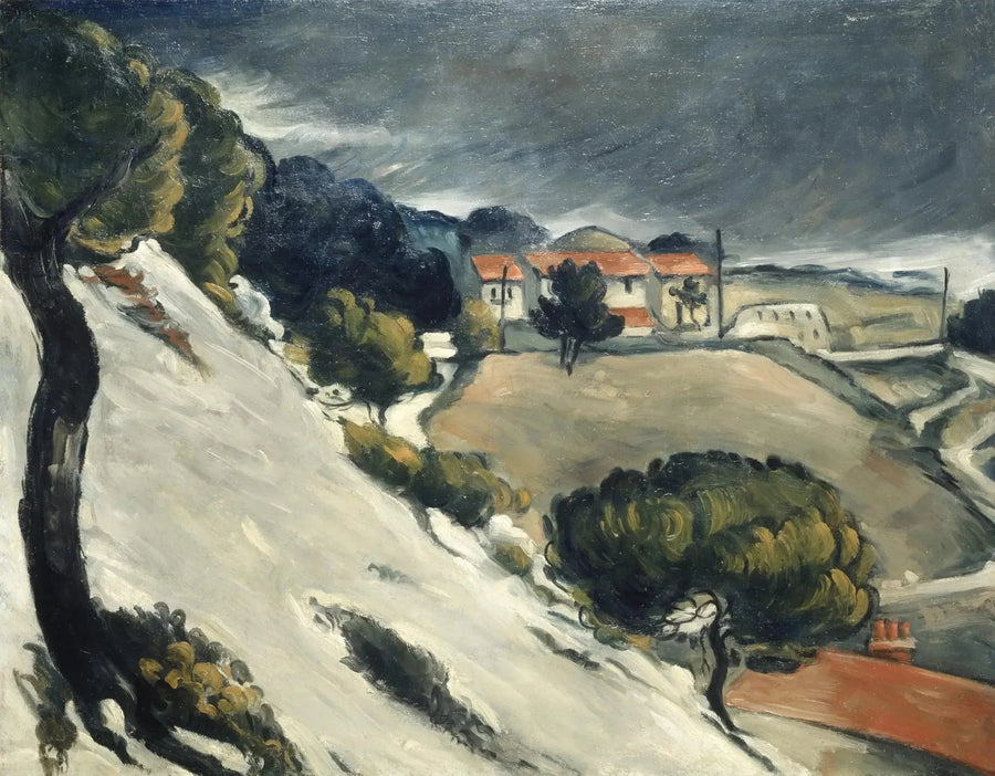 La Neve sciolta a l'Estaque - Paul Cézanne