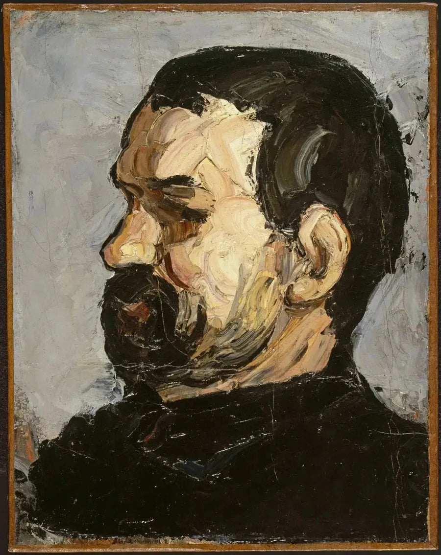 Lo zio Dominique di profilo - Paul Cézanne