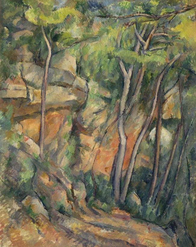 Nel parco del castello di Noir, 1898 -1900 - Paul Cézanne