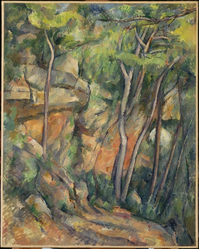 Nel parco di Château Noir - Paul Cézanne