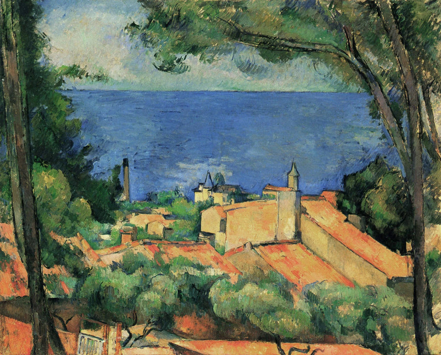 L'Estaque con i tetti rossi - Paul Cézanne