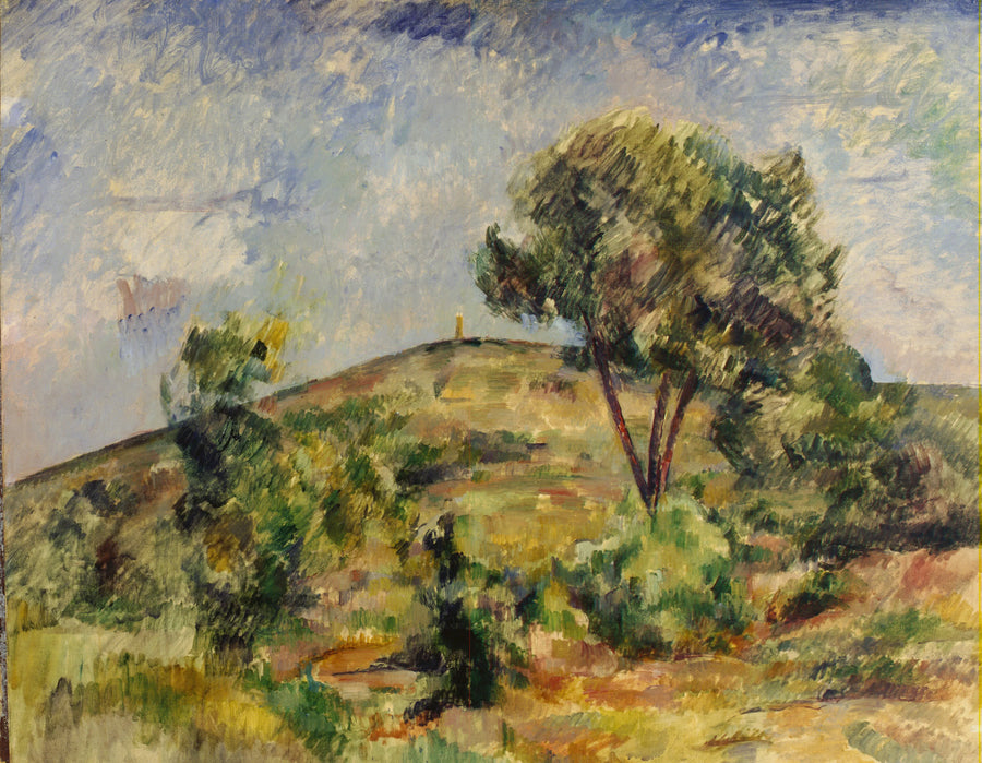 Paesaggio vicino ad Aix con la torre di Cesare - Paul Cézanne