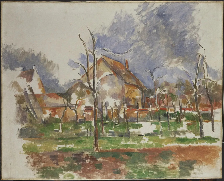 Paesaggio invernale (Giverny) - Paul Cézanne