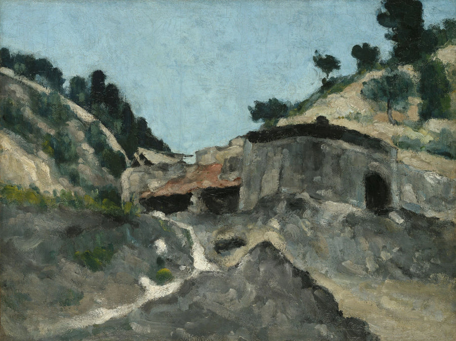 Paesaggio con mulino ad acqua - Paul Cézanne