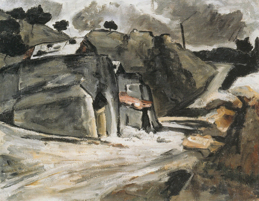 Paesaggio provenzale (Rocce a l'Estaque) - Paul Cézanne