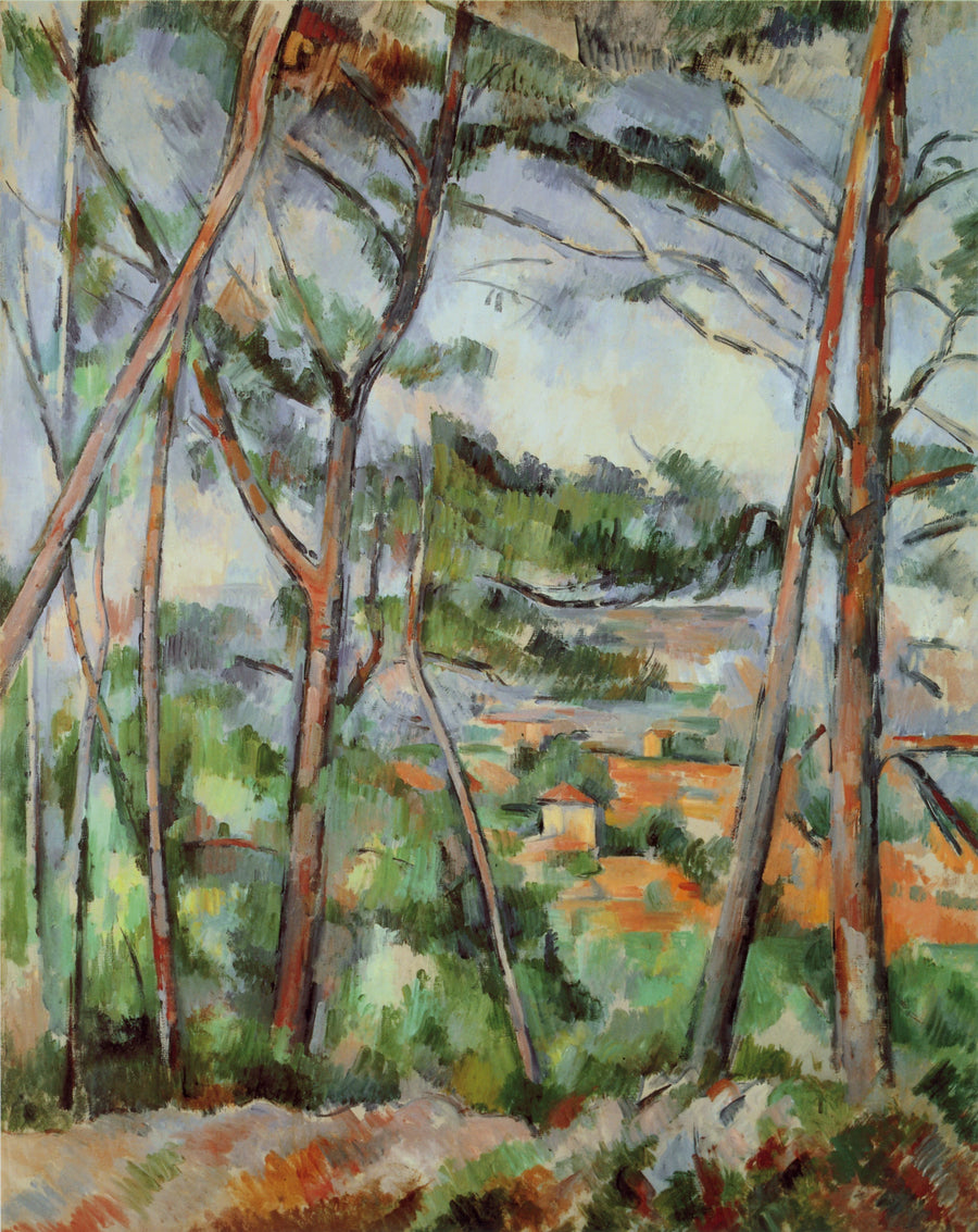 Paesaggio nei dintorni di Aix (la pianura dell'Arc) - Paul Cézanne