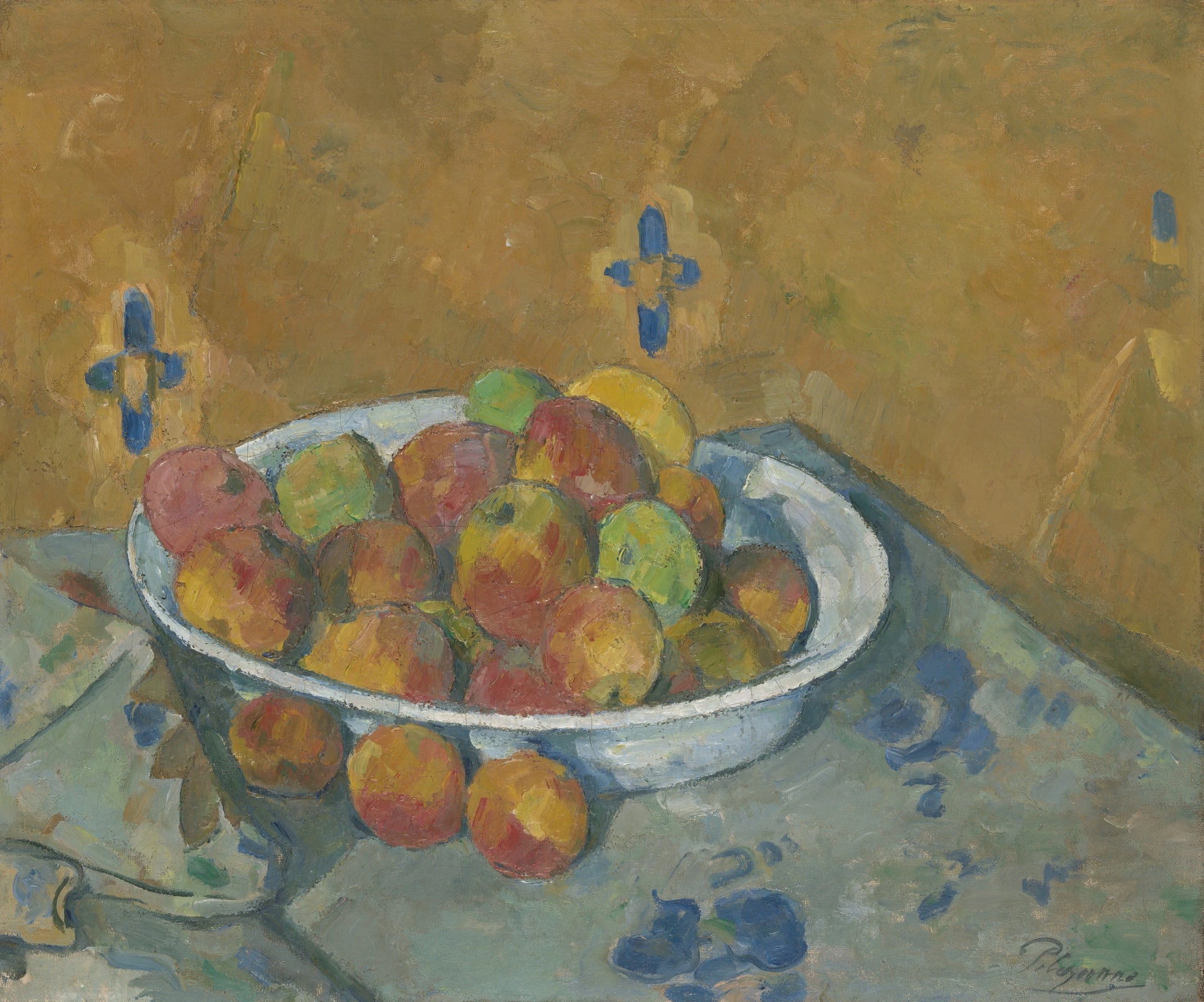 Le Plat de pommes vers 1877 Paul Cézanne Art Institute of Chicago – reproduction peinture à l’huile sur toile