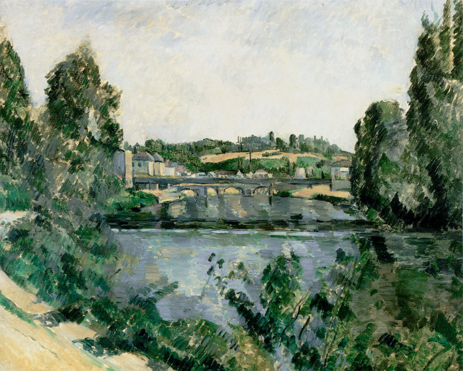 Il Ponte e lo scarico a Pontoise - Paul Cézanne