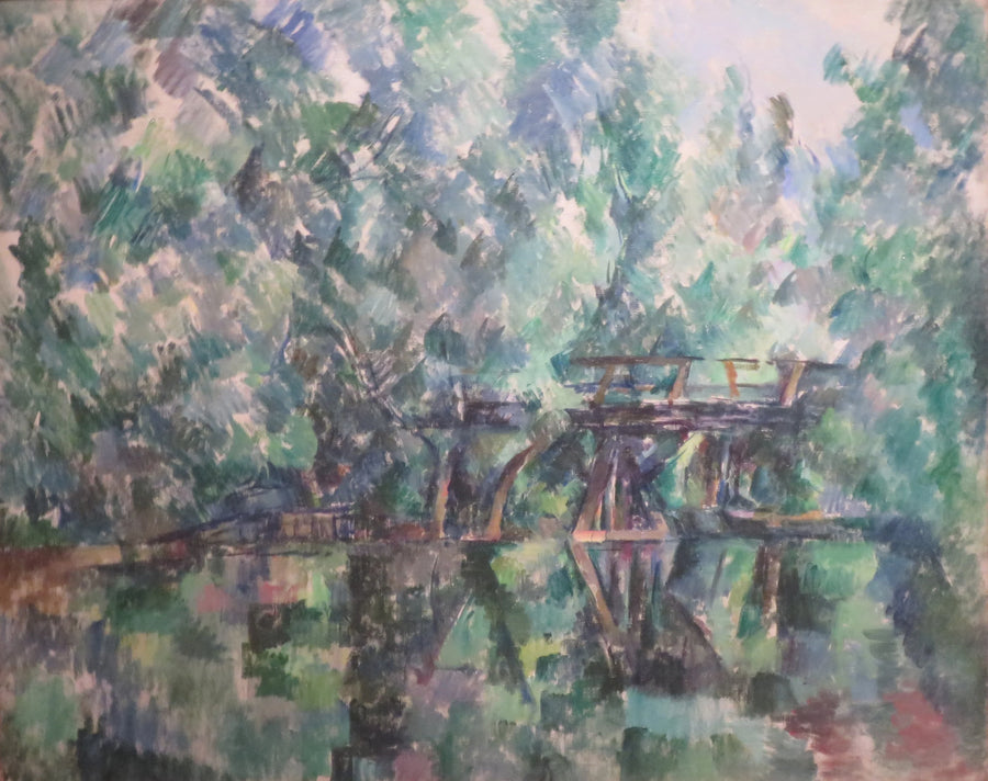 Il ponte dell'isola Machefer a Saint-Maur-des-Fossés - Paul Cézanne