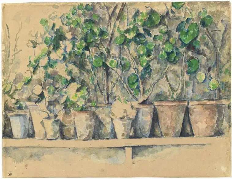 I vasi di fiori - Paul Cézanne
