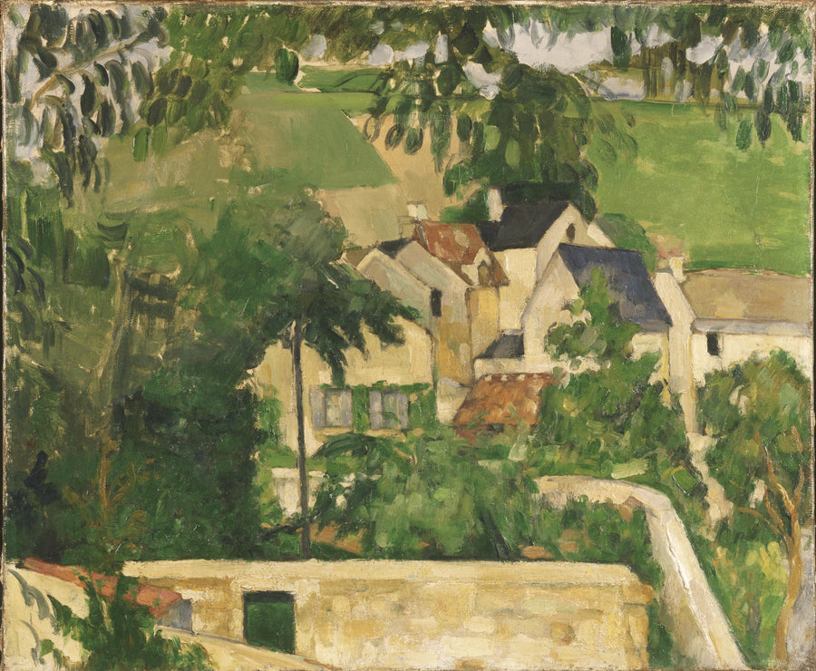 Il Quartiere del Forno a Auvers-sur-Oise - Paul Cézanne