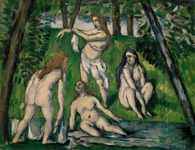 Quattro bagnanti - Paul Cézanne